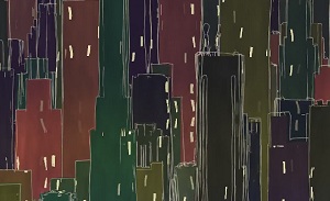Нарисованный город в Cinema 4D (эффект Sketch & Toon)