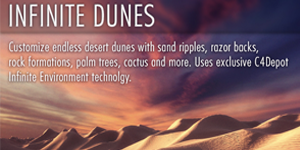 Infinite Dunes для Cinema 4D