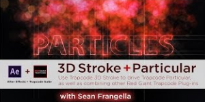 Совмещение 3D Stroke и Particular в After Effects