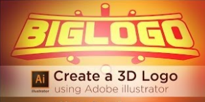 3D логотип в Illustrator