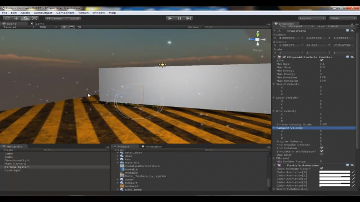 Спецэффекты в Unity3D