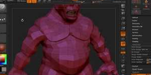 Polygroups в ZBrush