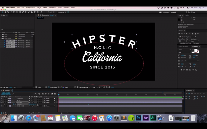 After Effects Tutorial: Hipster Intro Animation