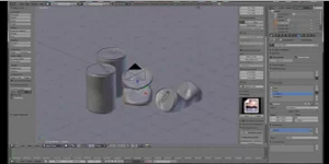 Model a crushed can in blender