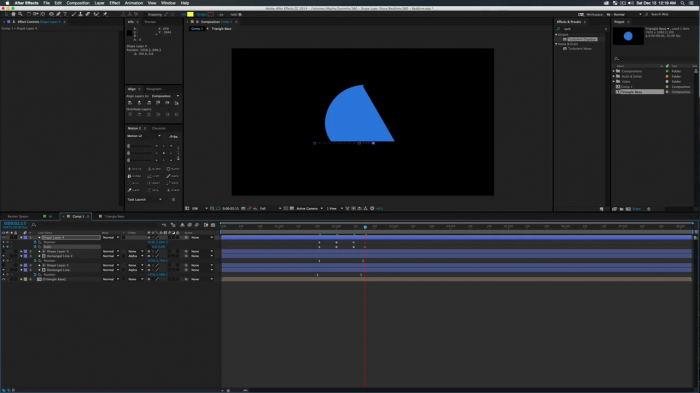 Shape Layer Slices в After Effects