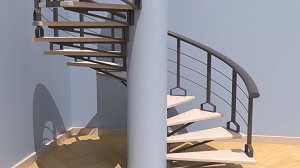 Как моделировать винтовую лестницу в Modo?