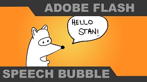 Как анимировать облако диалога в Adobe Flash CC?