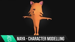 Моделирование мультяшного кота в Maya