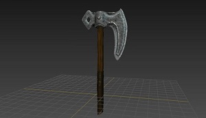 Железный топор в Maya и Mudbox