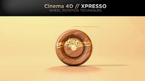 Техники анимации вращения колеса с Xpresso в Cinema 4D