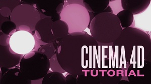 Блестящие сферы в Cinema 4D