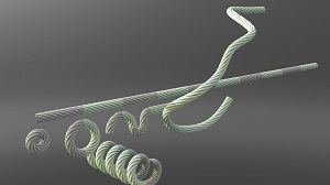 Моделирование веревки (каната) в Modo