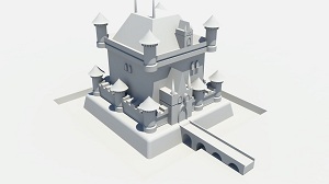 Моделирование средневекового замка в Maya
