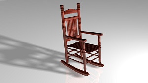 Моделирование кресла-качалки в Maya