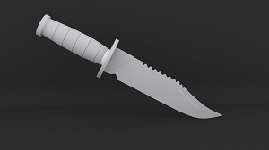 Моделирование ножа в 3DS Max