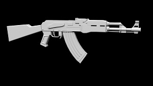 Моделирование автомата Калашникова АК-47 в 3ds Max