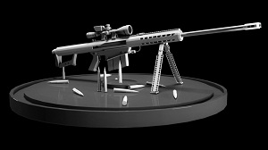 Моделирование снайперской винтовки в 3ds Max