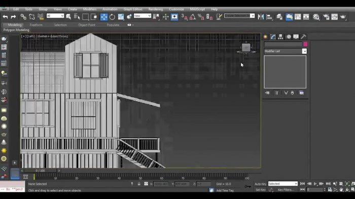 Моделирование деревянного дома в 3ds Max