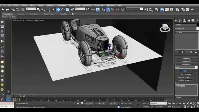 Моделирование винтажного автомобиля в 3ds Max