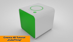 Музыкальная колонка в Cinema 4D