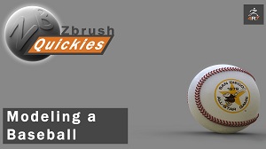 Моделирование бейсбольного мяча в ZBrush