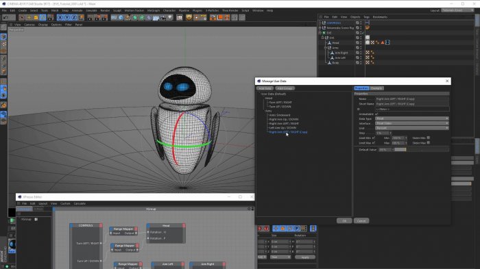 Моделирование и риггинг робота в Cinema 4D