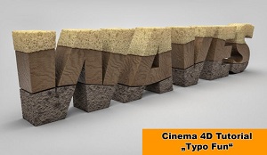 Многослойный текст в Cinema 4D