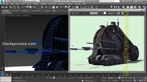 Моделирование Дроид-танка NR-N99 в 3ds Max