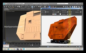 Моделирование песчаного краулера в 3ds Max