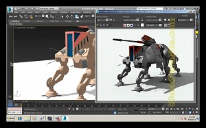 Моделирование вездехода AT-TE в 3ds Max