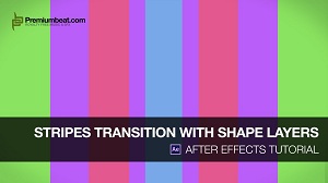 Цветные полосы в After Effects