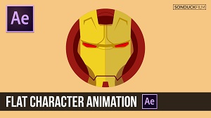 Флэт анимация Железного человека в After Effects