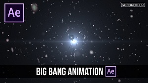 Анимация Большого взрыва с галактиками в After Effects