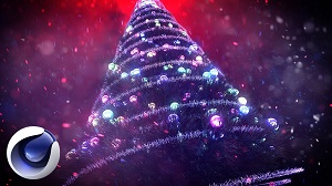 Новогодняя композиция в Cinema 4D