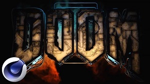 Создание заставки из игры Doom в Cinema 4D