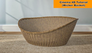Моделирование плетеной корзины в Cinema 4D