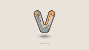Интересный логотип "V" в Illustrator
