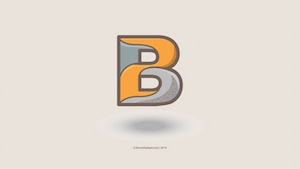Необычная буква "B" в Illustrator