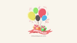 Подарки с воздушными шарами в Illustrator