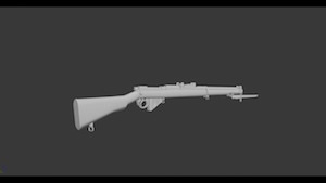 Моделирование винтовки в 3ds Max