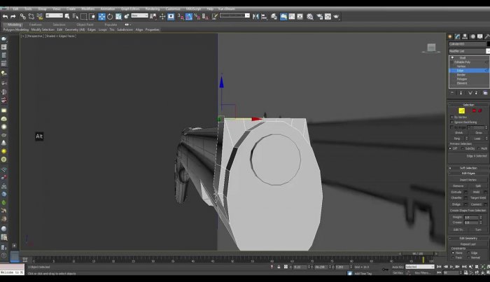 Моделирование винтовки в 3ds Max
