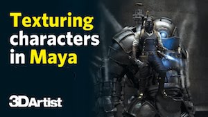 Текстурирование инженера и робота в Maya, Photoshop