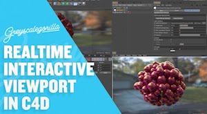 Интерактивный рендер в Cinema 4D