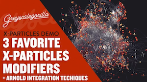 3 любимых модификатора для X-PARTICLES