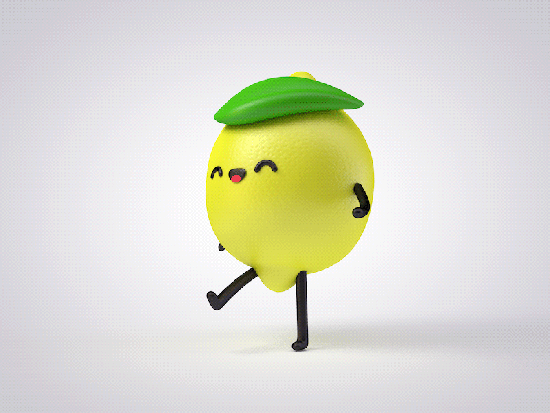 Риггинг и анимация лимонного персонажа в Cinema 4D