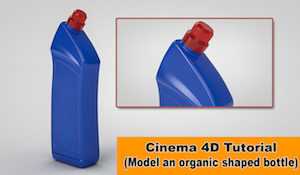 Моделирование бутылки в Cinema 4D