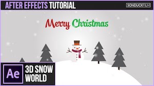 Рождественская анимация в After Effects