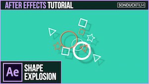 Взрыв шейпов в After Effects