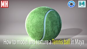 Моделирование теннисного мяча в Maya