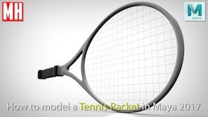 Моделирование теннисной ракетки в Maya